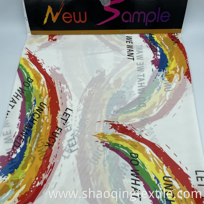 Colorful Pure Polyester Textile Jpg